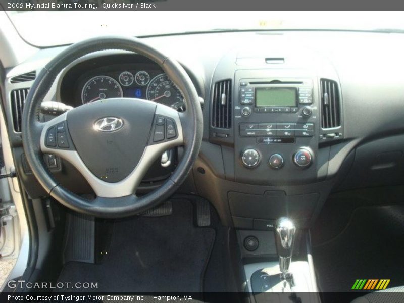 Quicksilver / Black 2009 Hyundai Elantra Touring