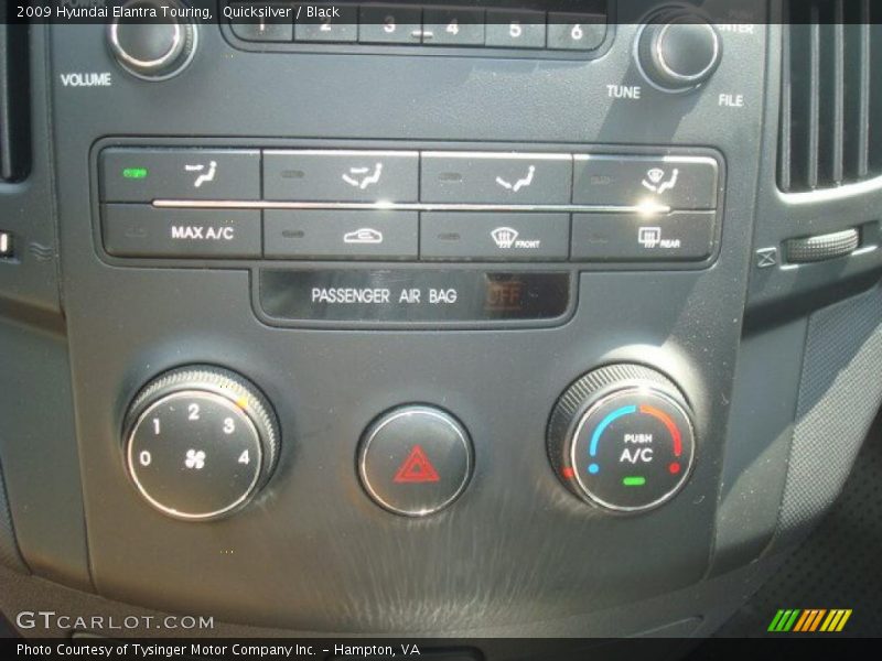 Quicksilver / Black 2009 Hyundai Elantra Touring
