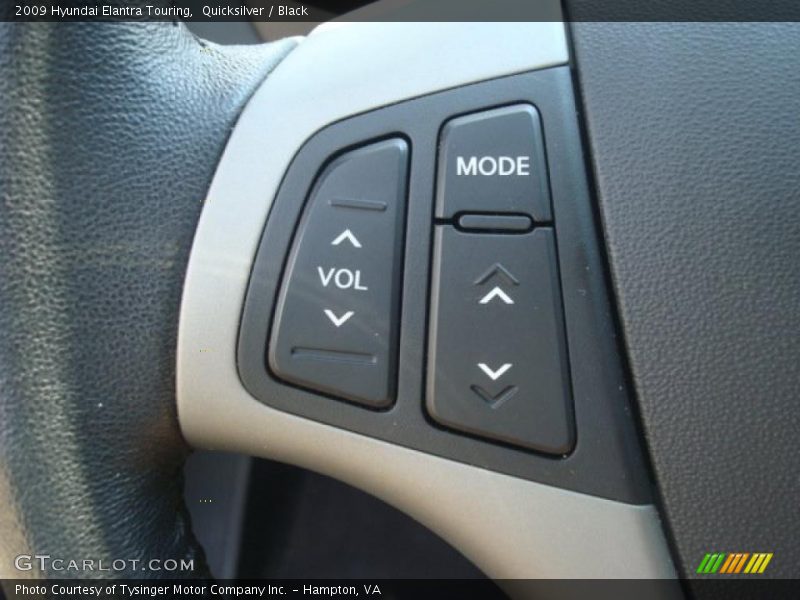 Quicksilver / Black 2009 Hyundai Elantra Touring