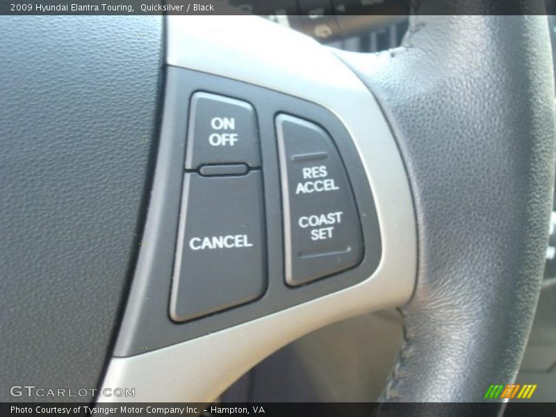 Quicksilver / Black 2009 Hyundai Elantra Touring