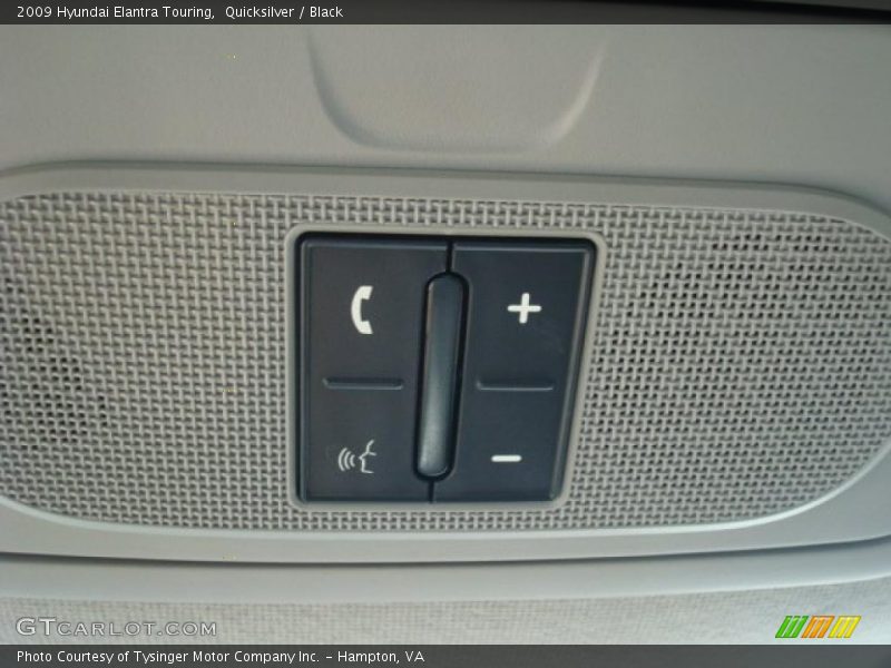 Quicksilver / Black 2009 Hyundai Elantra Touring