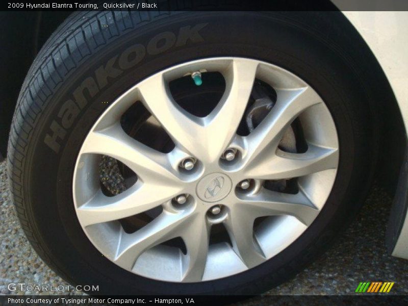Quicksilver / Black 2009 Hyundai Elantra Touring