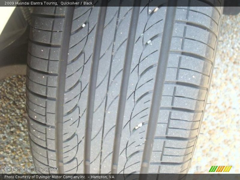 Quicksilver / Black 2009 Hyundai Elantra Touring