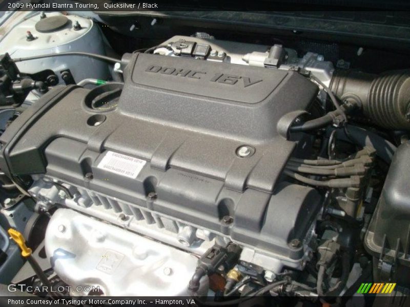 Quicksilver / Black 2009 Hyundai Elantra Touring