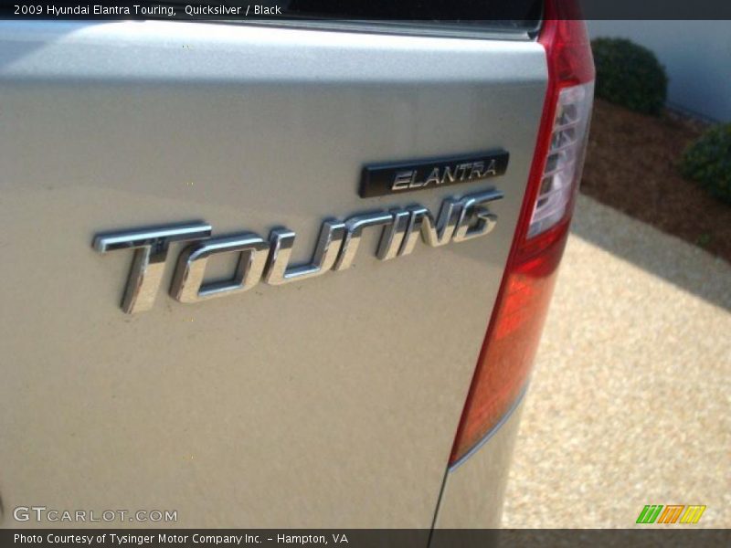Quicksilver / Black 2009 Hyundai Elantra Touring