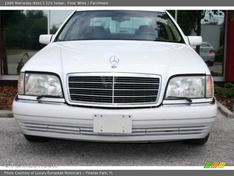 Polar White / Parchment 1996 Mercedes-Benz S 320 Sedan