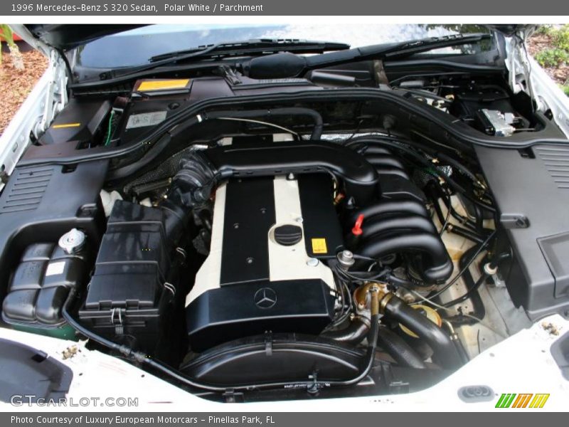 Polar White / Parchment 1996 Mercedes-Benz S 320 Sedan