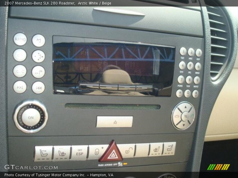 Arctic White / Beige 2007 Mercedes-Benz SLK 280 Roadster