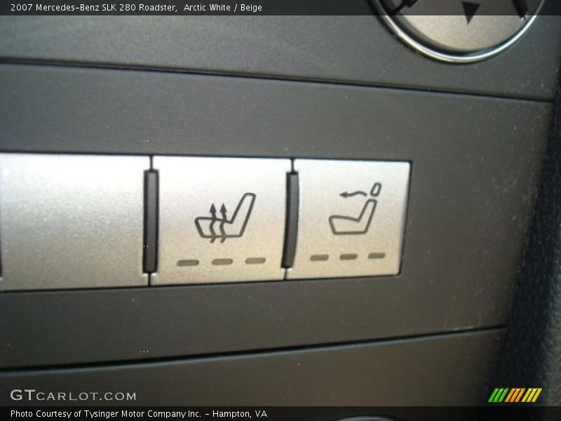 Arctic White / Beige 2007 Mercedes-Benz SLK 280 Roadster