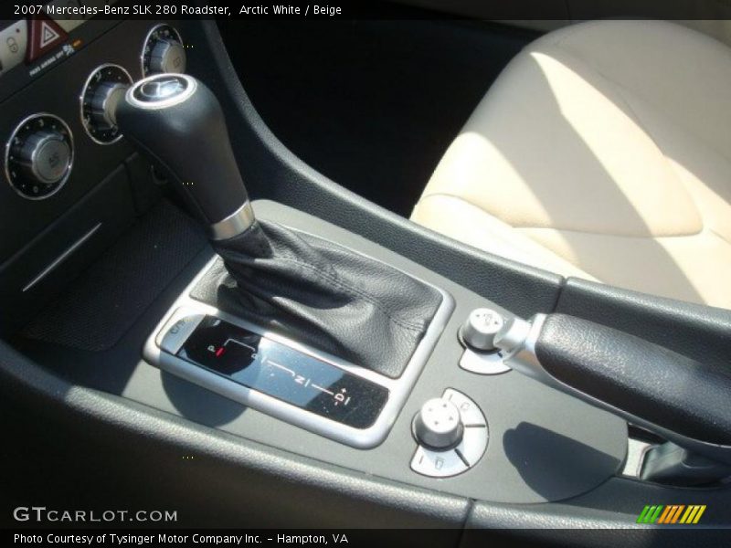 Arctic White / Beige 2007 Mercedes-Benz SLK 280 Roadster