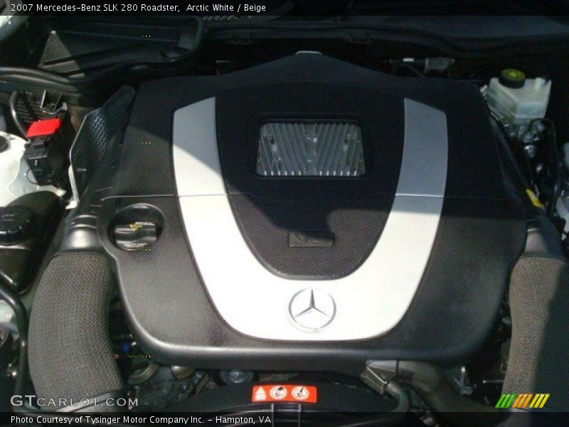 Arctic White / Beige 2007 Mercedes-Benz SLK 280 Roadster