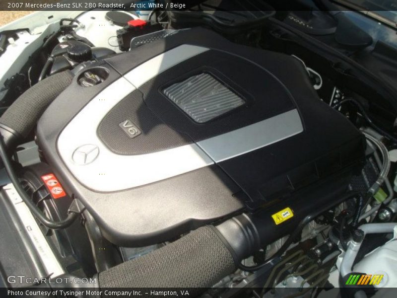 Arctic White / Beige 2007 Mercedes-Benz SLK 280 Roadster