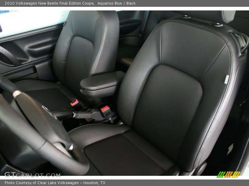 Aquarius Blue / Black 2010 Volkswagen New Beetle Final Edition Coupe