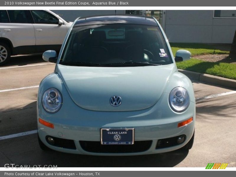 Aquarius Blue / Black 2010 Volkswagen New Beetle Final Edition Coupe