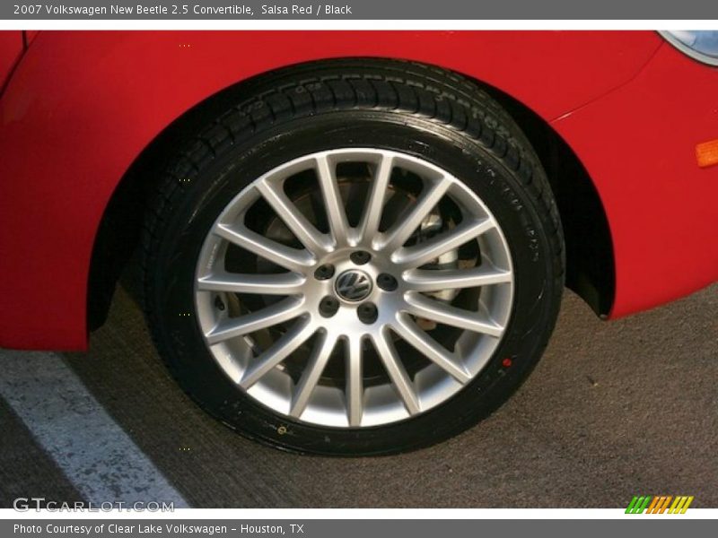 Salsa Red / Black 2007 Volkswagen New Beetle 2.5 Convertible