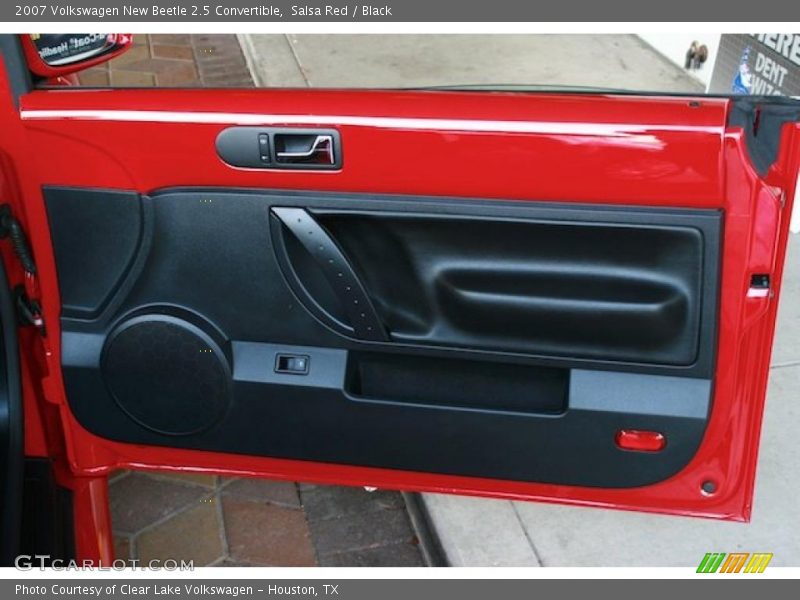 Salsa Red / Black 2007 Volkswagen New Beetle 2.5 Convertible