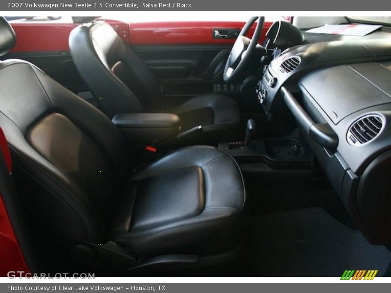 Salsa Red / Black 2007 Volkswagen New Beetle 2.5 Convertible