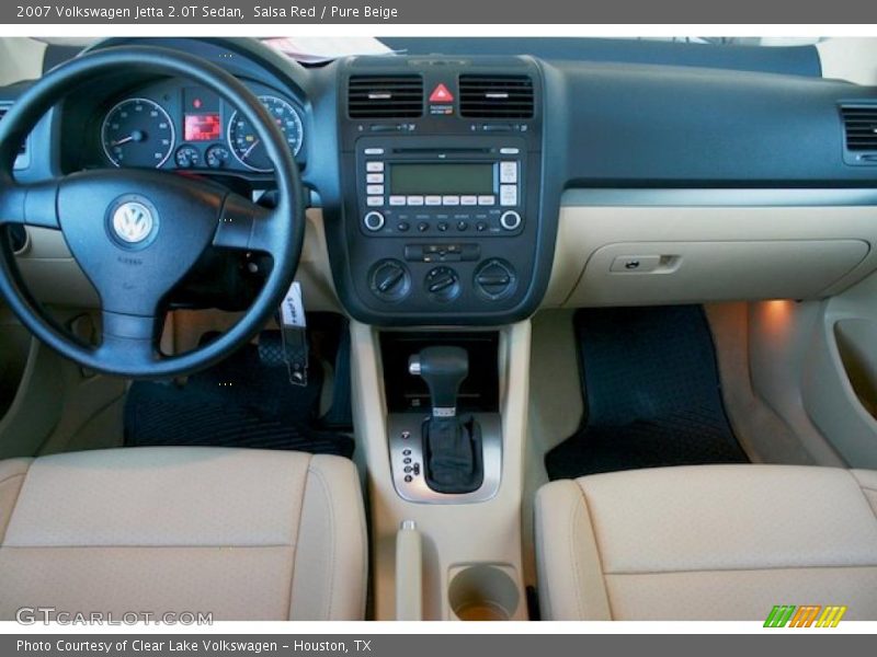 Salsa Red / Pure Beige 2007 Volkswagen Jetta 2.0T Sedan