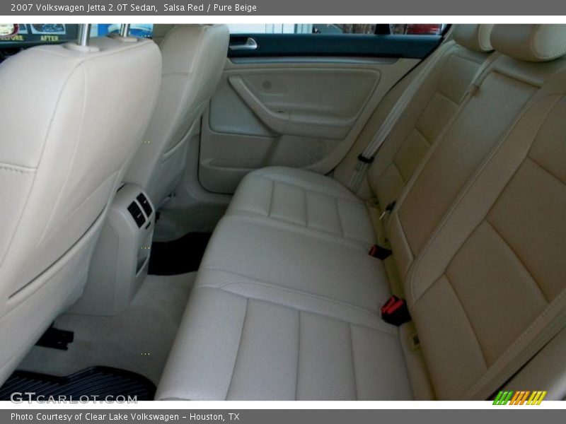Salsa Red / Pure Beige 2007 Volkswagen Jetta 2.0T Sedan