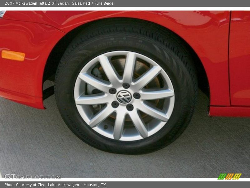 Salsa Red / Pure Beige 2007 Volkswagen Jetta 2.0T Sedan