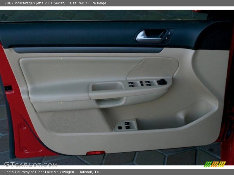 Salsa Red / Pure Beige 2007 Volkswagen Jetta 2.0T Sedan