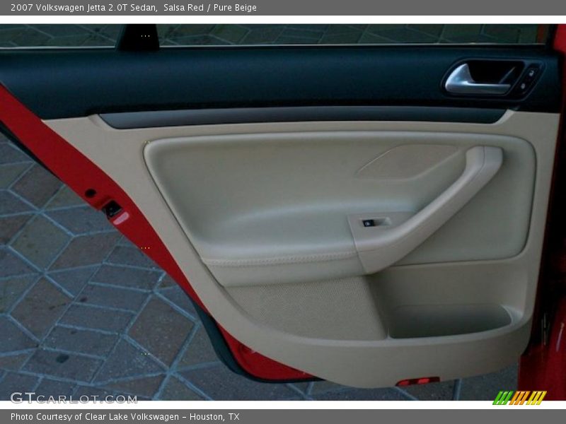 Salsa Red / Pure Beige 2007 Volkswagen Jetta 2.0T Sedan
