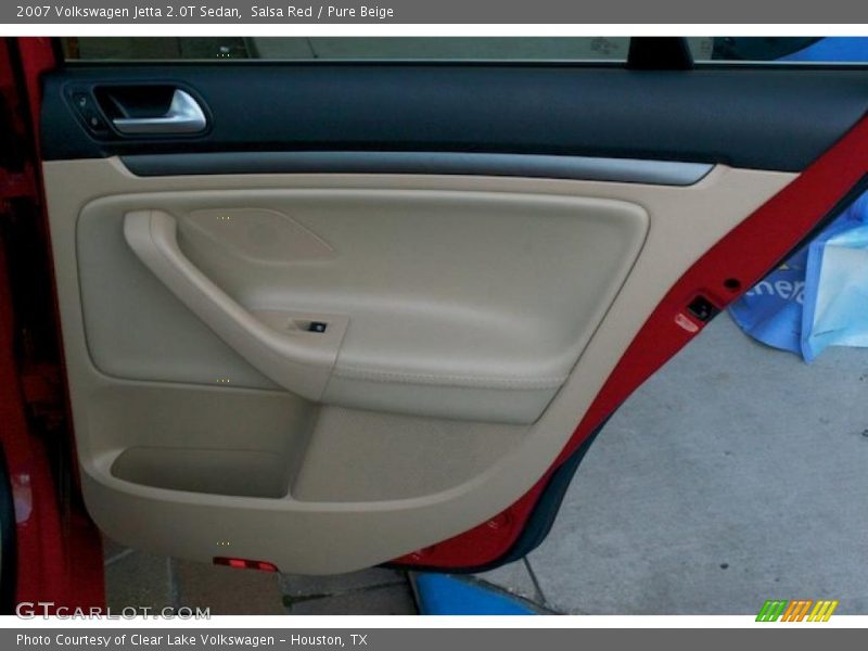 Salsa Red / Pure Beige 2007 Volkswagen Jetta 2.0T Sedan
