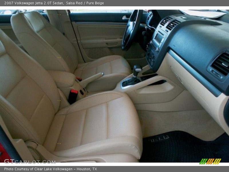 Salsa Red / Pure Beige 2007 Volkswagen Jetta 2.0T Sedan