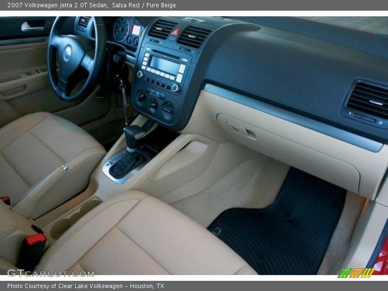 Salsa Red / Pure Beige 2007 Volkswagen Jetta 2.0T Sedan