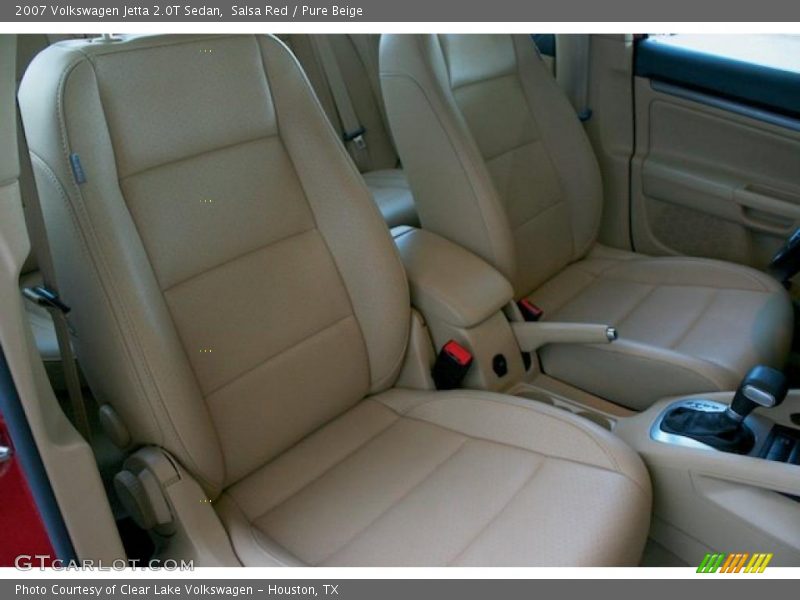 Salsa Red / Pure Beige 2007 Volkswagen Jetta 2.0T Sedan