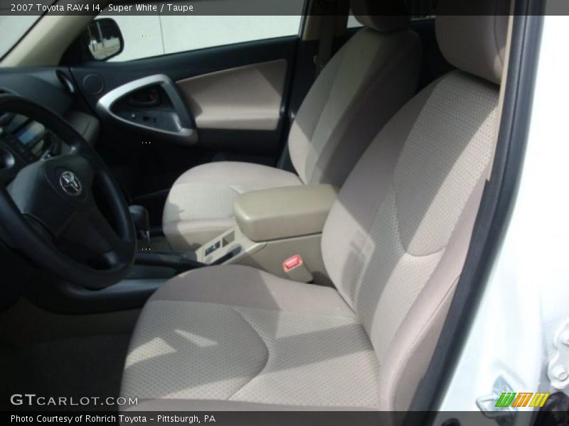 Super White / Taupe 2007 Toyota RAV4 I4