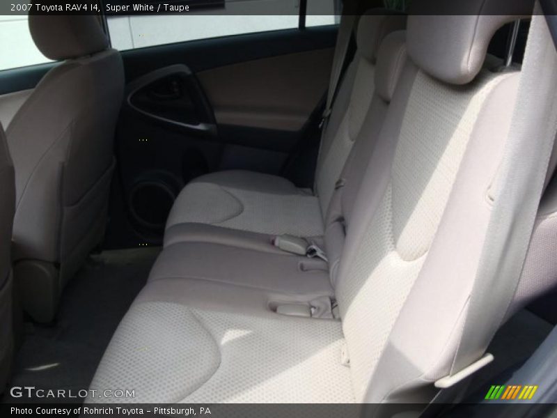 Super White / Taupe 2007 Toyota RAV4 I4
