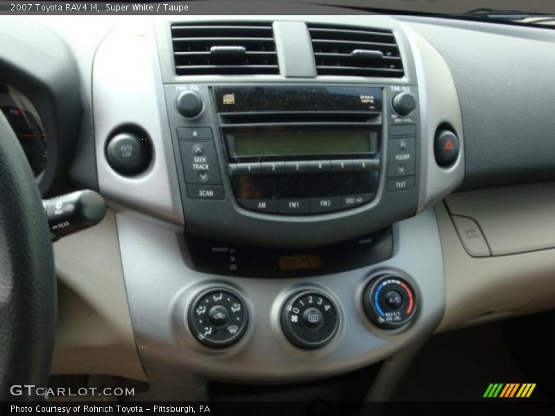 Super White / Taupe 2007 Toyota RAV4 I4