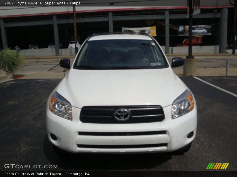 Super White / Taupe 2007 Toyota RAV4 I4