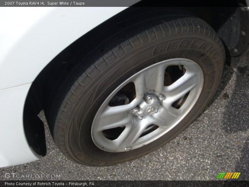 Super White / Taupe 2007 Toyota RAV4 I4