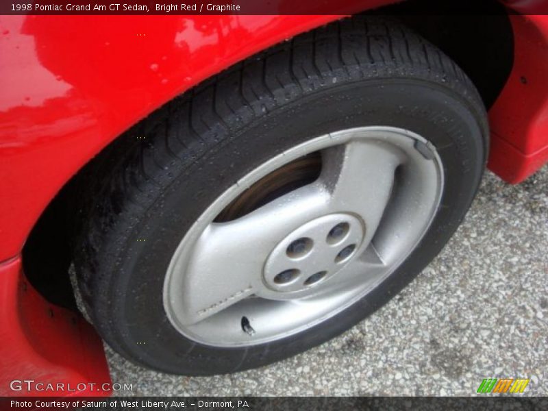 Bright Red / Graphite 1998 Pontiac Grand Am GT Sedan