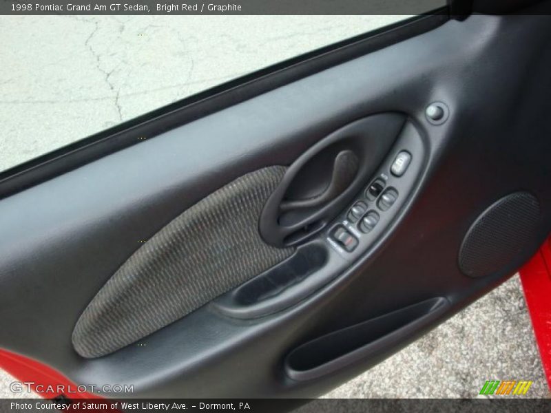 Bright Red / Graphite 1998 Pontiac Grand Am GT Sedan