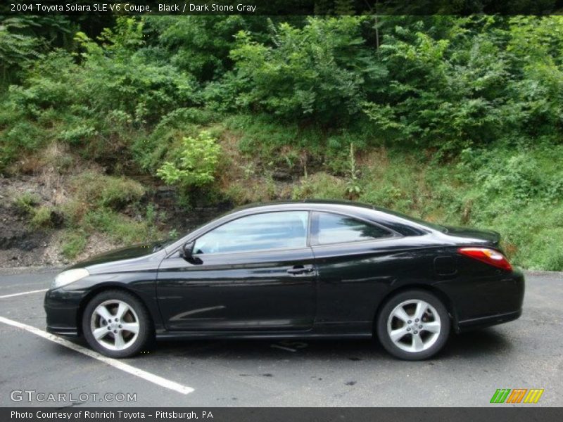 Black / Dark Stone Gray 2004 Toyota Solara SLE V6 Coupe