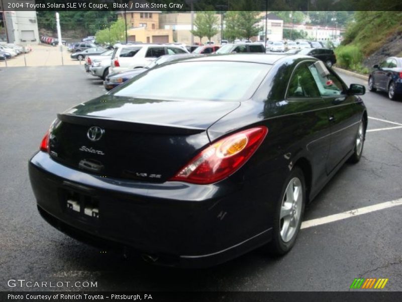 Black / Dark Stone Gray 2004 Toyota Solara SLE V6 Coupe