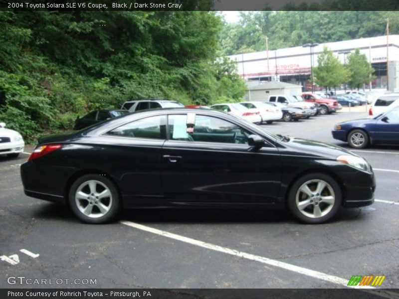 Black / Dark Stone Gray 2004 Toyota Solara SLE V6 Coupe