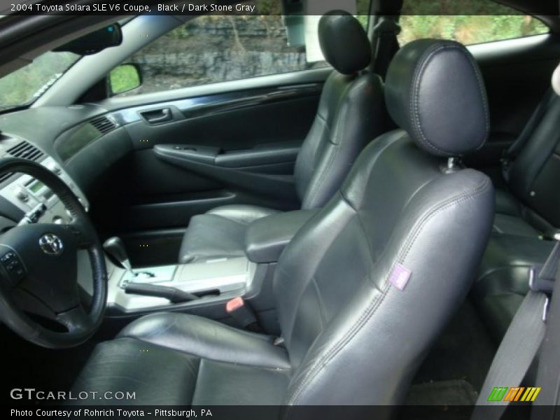 Black / Dark Stone Gray 2004 Toyota Solara SLE V6 Coupe