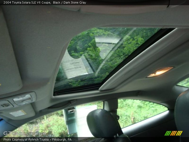 Black / Dark Stone Gray 2004 Toyota Solara SLE V6 Coupe