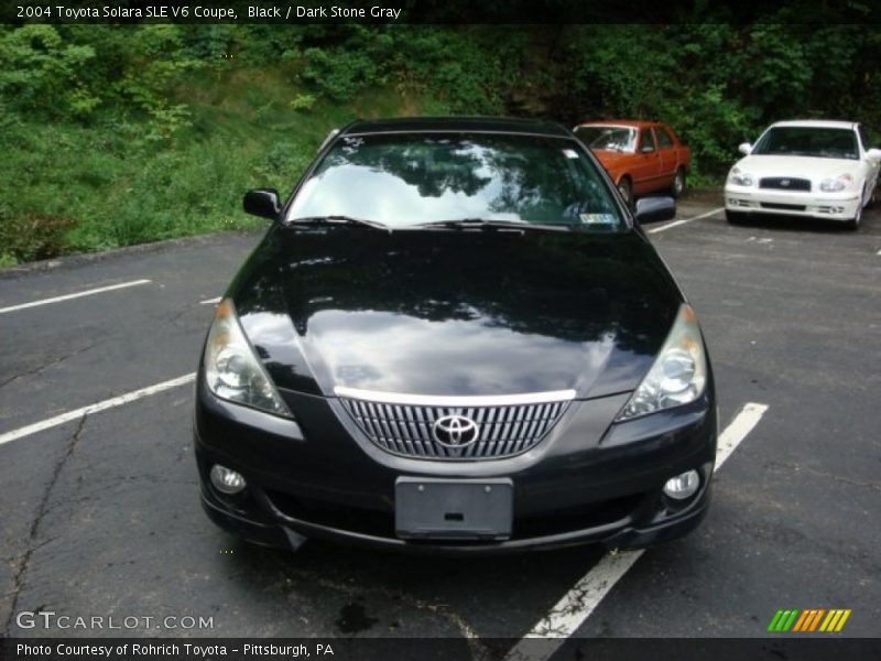 Black / Dark Stone Gray 2004 Toyota Solara SLE V6 Coupe