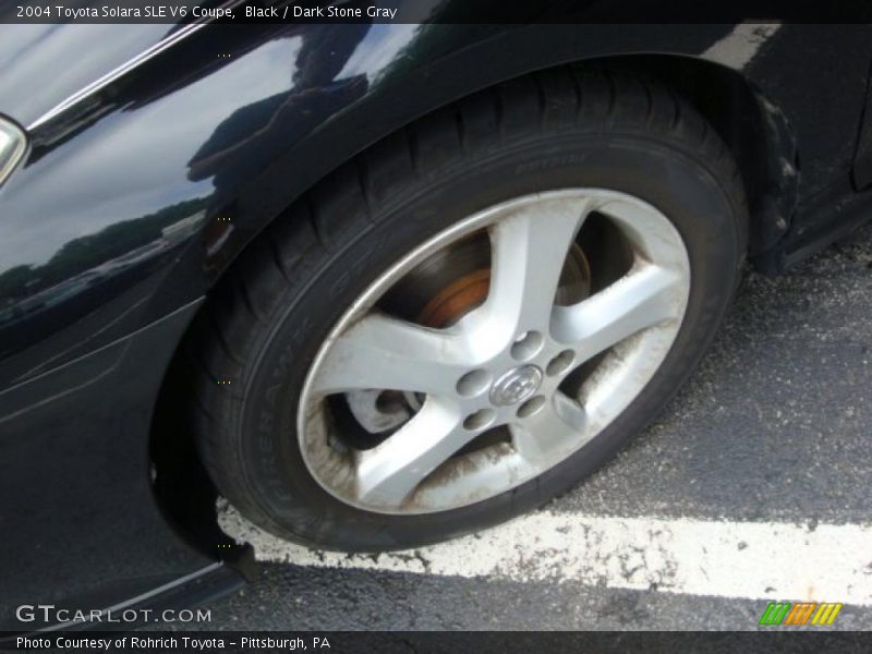 Black / Dark Stone Gray 2004 Toyota Solara SLE V6 Coupe