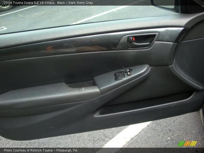 Black / Dark Stone Gray 2004 Toyota Solara SLE V6 Coupe