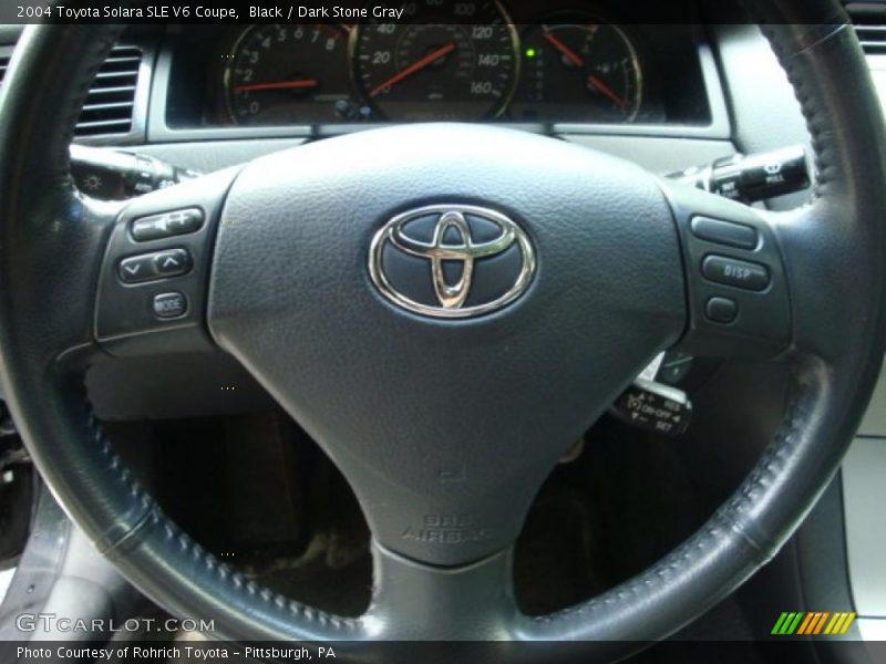 Black / Dark Stone Gray 2004 Toyota Solara SLE V6 Coupe