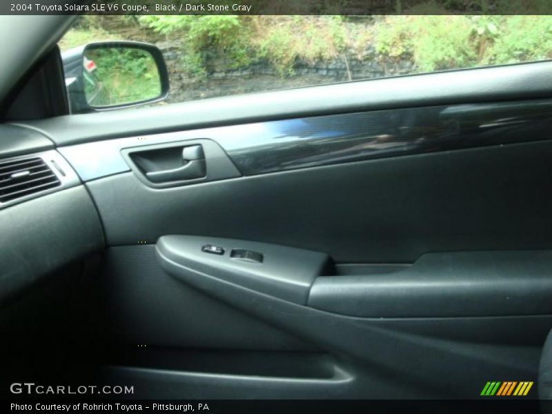 Black / Dark Stone Gray 2004 Toyota Solara SLE V6 Coupe