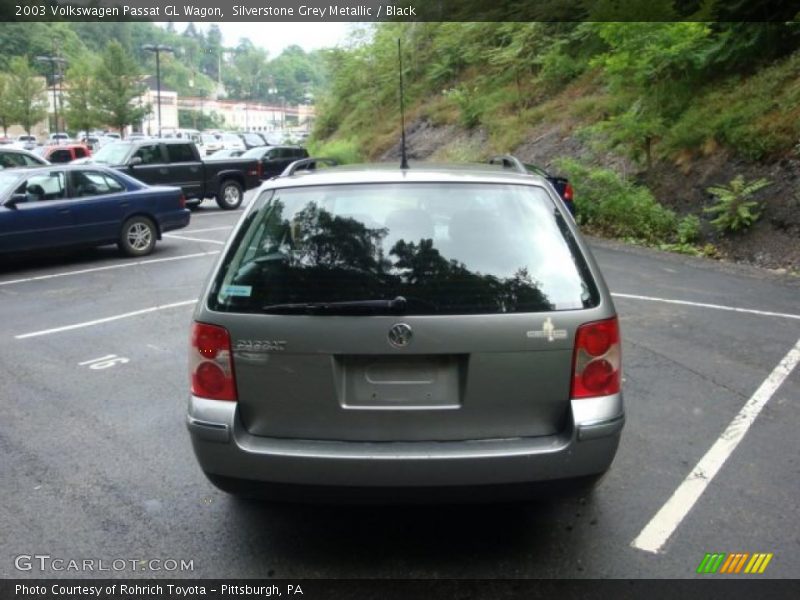 Silverstone Grey Metallic / Black 2003 Volkswagen Passat GL Wagon