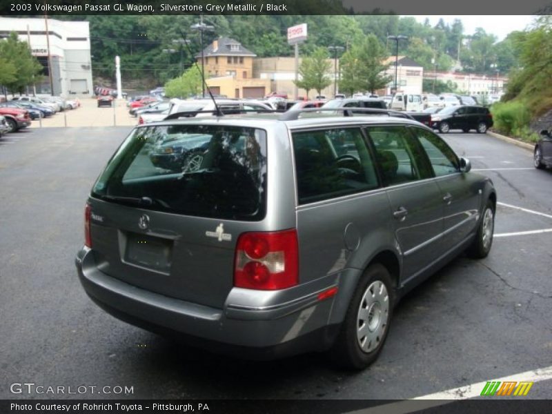 Silverstone Grey Metallic / Black 2003 Volkswagen Passat GL Wagon