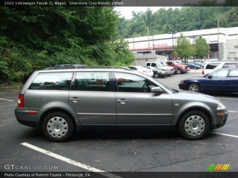 Silverstone Grey Metallic / Black 2003 Volkswagen Passat GL Wagon